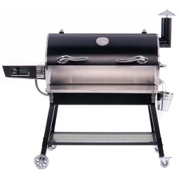 Churrasqueira á Pellet de Madeira com Wi-Fi, Painel Digital e Superfície de Cozimento Total 8064 cm2, Recteq, Prata