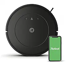 Robô Aspirador iRobot Roomba Essential Q0120 Preto Navegação Inteligente App Control 120min Bateria