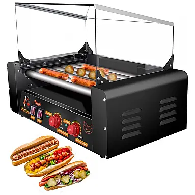 Máquina de grelhar cachorro quente,