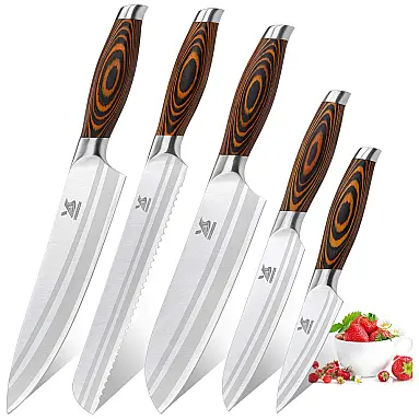 Conjunto de Facas, 5 Peças,