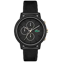 Relógio Masculino de Quartzo Automático, com Pulseira de Silicone, LACOSTE 2010974, Branco