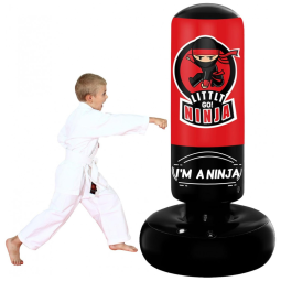 VCOLAN Kids Punching Bag Inflável 170cm Estável e Resistente para Treino de Karatê e Taekwondo Infantil