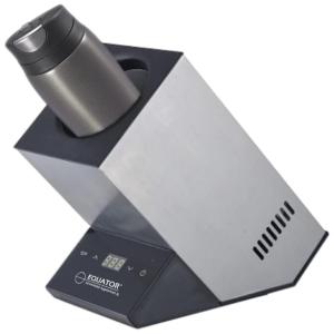 Porta Garrafa Térmico Profissional para Vinho com Tela LCD em Aço Inoxidável, e, EQUATOR WR001, Cinza