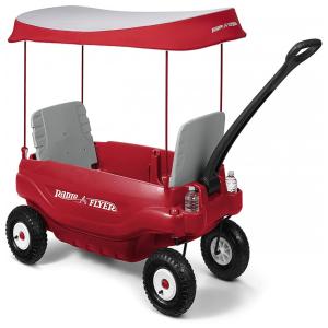 Radio Flyer Carrinho de Bebê e Passeio Multifuncional, Peso Máximo 90 kg, Vermelho