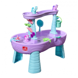 Mesa de Atividades Sensoriais com Água para Crianças, 13 Acessórios, Para Crianças de 1,5+ Anos, Step2, Azul e Roxo