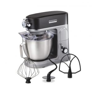 Batedeira Planetária Elétrica Profissional 4.7L com 12 Velocidades Aço Inoxidável 450W, e, 110v, HAMILTON BEACH PROFESSIONAL 63240, Ciano