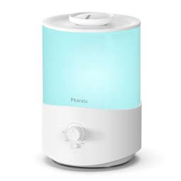 Umidificador Portátil 2.5L até 28H com Desligamento Automático, 110v, PHARATA 10012, Branco