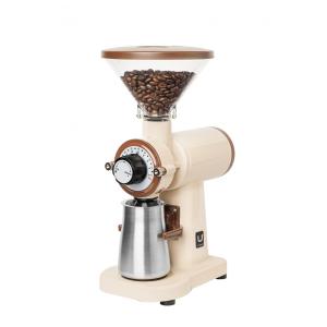 Moedor de Café Elétrico 20 Níveis de Moagem até 250g Aço Inoxidável, 250W, 110v, URBANIC 070s Beige Titanium Burr, Creme