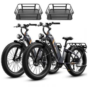 Bicicleta elétrica Jasion Thunder azul ártico pneus 26x4 motor 750W nominal 1800W pico bateria 48V 18Ah 864Wh quadro alumínio 7 marchas 110V