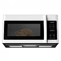 Forno Micro-ondas de Embutir BLACK+DECKER com Exaustor e Cozimento Automático com um Toque, de 48,14 litros, Branco, 1000 Watts