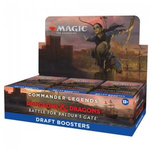 Magi The Gathering Commander Legends Batalha por Baldur's Gate Caixa de Boosters de Draft 480 Cartas