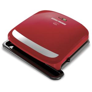 Churrasqueira Elétrica Serve 4 Pessoas 1150W, 110v, GEORGE FOREMAN GRP360R, Vermelho