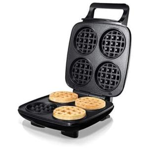 Máquina de Waffle, Aço Inoxidável, 4 Fatias, 110v, HOMEART, Preto