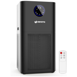 Purificador de Ar 4 em 1, para Ambientes até 371m² com Controle Remoto, Modo de Espera, Sensor de Qualidade e Entrada de Ar de 360°, 110V