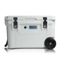 Cooler Térmico Portátil 60 Litros com Alça e Rodas, Blue Coolers, Branco