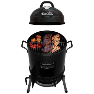 Churrasqueira a Carvão Portátil e Compacto serve até 4 Pessoas, CHAR BROIL 18202075, Preto