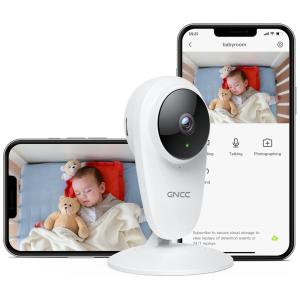 Baba Eletrônica com APP, Detecção de Movimento e Som Alertas em Tempo Real, GNCC, Branca