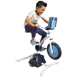 Bicicleta Ergométrica Infantil com Suporte para Tablet, Alto Falante e Bluetooth, para Crianças de 3 a 7 Anos, LITTLE TIKES 657917, Azul