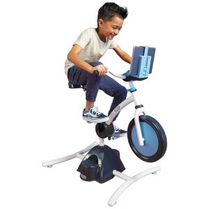 Bicicleta Ergométrica Infantil com Suporte para Tablet, Alto Falante e Bluetooth, para Crianças de 3 a 7 Anos, LITTLE TIKES 657917, Azul