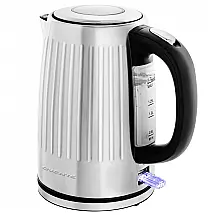 Chaleira Elétrica 1.7L com Desligamento Automático e Controle de Temperatura, 1750W, 110v, OVENTE KS711S, Prateado