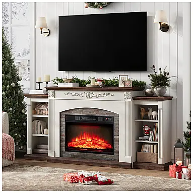 Lareira Elétrica J-yaamiZz 183x91cm 1600W