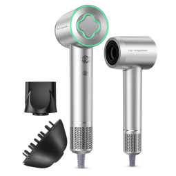 Secador de Cabelo com Motor Brushless de 150.000 RPM, Tecnologia Íon Negativo para Secagem Rápida, Baixo Ruído, Controle Térmico