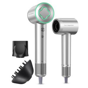 Secador de Cabelo com Motor Brushless de 150.000 RPM, Tecnologia Íon Negativo para Secagem Rápida, Baixo Ruído, Controle Térmico