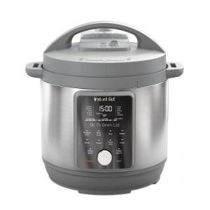 Panela de Pressão Elétrica 8 Litros de Capacidade 9 em 1 com Controle Digital, Instant Pot Duo Plus, 110V 1200W, Cinza