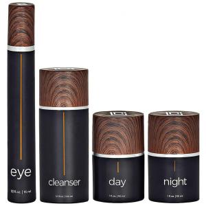 CC Kit para Homens com para Olhos, Clareador, Hidratante para o Dia e para Noite, CC CRAIG CONNORS SKINCARE, Preto