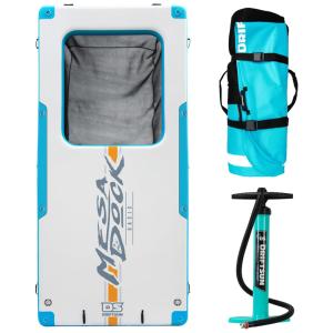 Plataforma Inflável Ilha para Piscinas, Lag e Praias Suporta até 498 Quil, DRIFTSUN DS MD OS, Azul