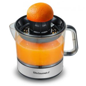 Espremedor de Sucos Elétrico Elite Gourmet ETS623, Compacto, Controle de Polpa, 710ml, Para Laranjas, Limões, Limões Sicilianos e Toranjas.