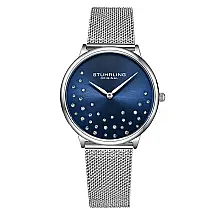 Relógio Stuhrling Classic Quartz Masculino 35mm Mostrador Clássico Design Elegante
