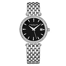 Relógio Stuhrling Clássico C929S de 32mm em Preto e Prata