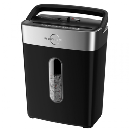 Triturador de Papel BONSEN para Casa e Escritório, 4 Galões 8 Folhas Trituração Cruzada de Cartão de Crédito, Triturador de Papel Pequeno