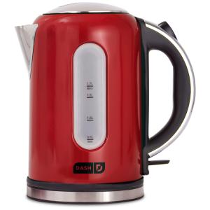Dash Chaleira Elétrica sem fio 1.7L 1500W c, Desligamento Automático, vermelha