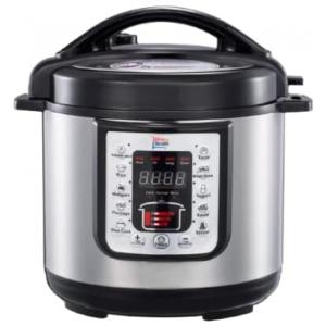 Panela de Pressão Elétrica 6 Litros 8 em 1 Programável, Aço Inoxidável, 110V 1000W, W4H, Prata