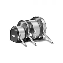 Jogo de Panelas Caraway Aço Inox 9 Peças 5-Ply Livre de PFAS Compatível com Indução