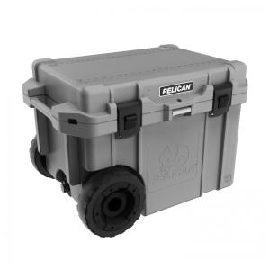 Cooler Térmico Portátil 45 Litros com Rodas, Pelican, Cinza