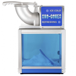 Máquina de Raspadinha Profissional 1, 3 Cavalo de Potência 790W, 110v, PARAGON, Prateado