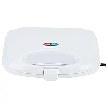 Sanduicheira Elétrica Antiaderente 2 Fatias, Aço Inox, Branca, 110v, EYHLKM, Branco