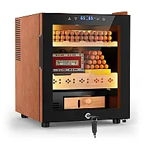 Humidor Elétrico Tylza Marrom 50L com Controle Automático de Temperatura e Umidade 115V