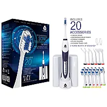 Escova Dental Elétrica PURSONIC S520 12 Cabeças 3 Modos Branco