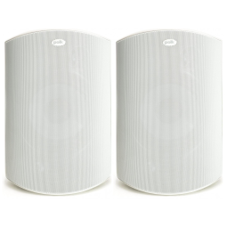 Caixa acústica outdoor Polk Audio Atrium 8 SDI branca, woofer 165 mm, 2 tweeters 25 mm, estéreo/mono, montagem Speed-Lock