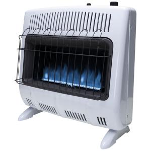 Aquecedor a Gás Portátil 30000 BTU com Controle de Temperatura, Aquece até 41 m2, MR. HEATER F299730, Branco