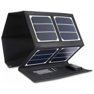 Painel solar carregador portátil, 40 W, 5 UV, 18 V, preto, KINGSOLAR PETC H40 88 2, Preto