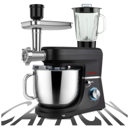 SanLidA Batedeira 6 em 1 9 Litros Multifuncional 10 Velocidades 9 Acessórios Preto 110V