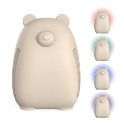 Purificador de Ar Infantil Pure Enrichment PureBaby Bege 4 Estágios HEPA Luz UV-C Luz Noturna 24m² PEAIRBER-SO 110V