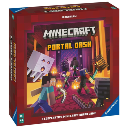 Ravensburger Minecraft Portal Dash - Jogo de Tabuleiro Emocionante para Toda Família - Aventura no Mundo de Minecraft - Presente Perfeito!
