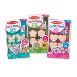 Kit de Artesanato Infantil Imãs de Madeira e Acessórios para Crianças Acima de 4 Anos, Melissa & Doug