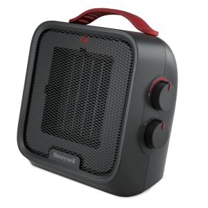 Aquecedor Elétrico de Cerâmica para Espaços Pequenos, 900W 1500W 110V, Honeywell HEC210B, Preto
